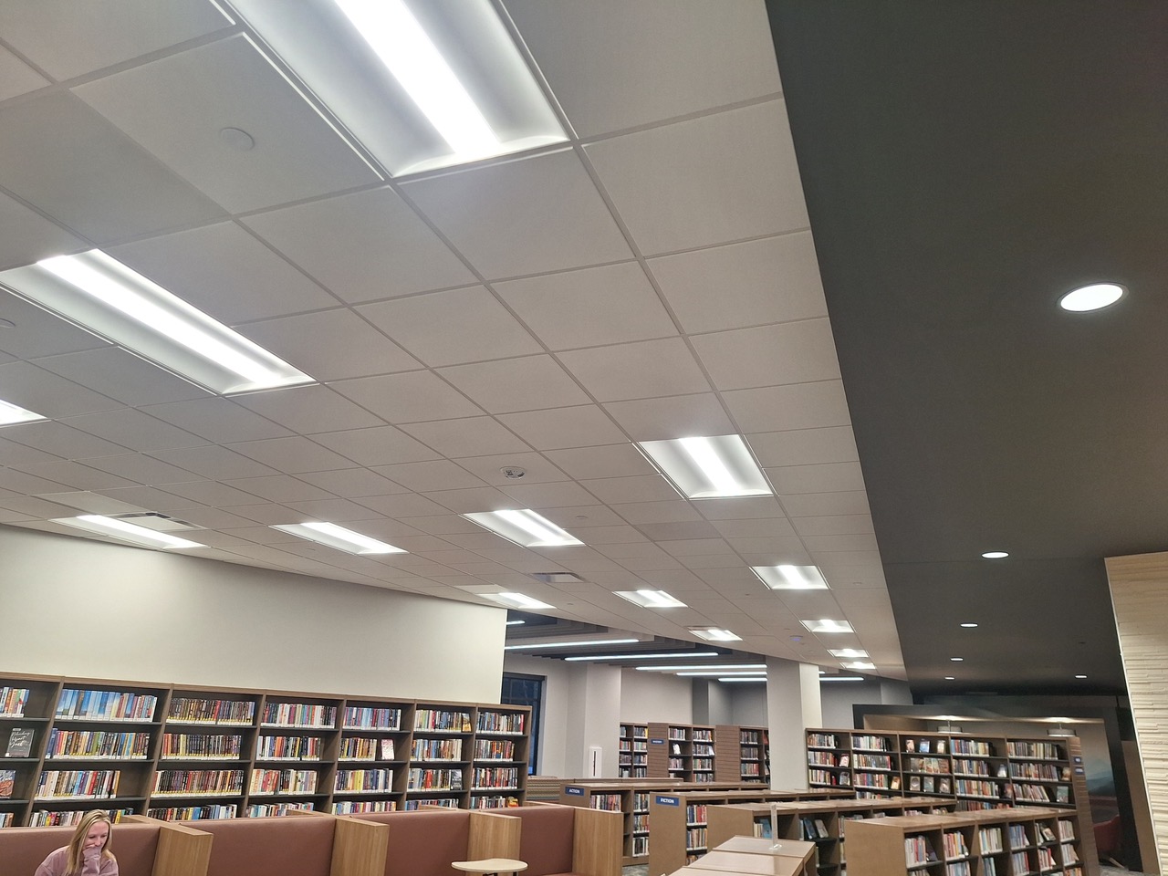 Tin ceiling panel detail